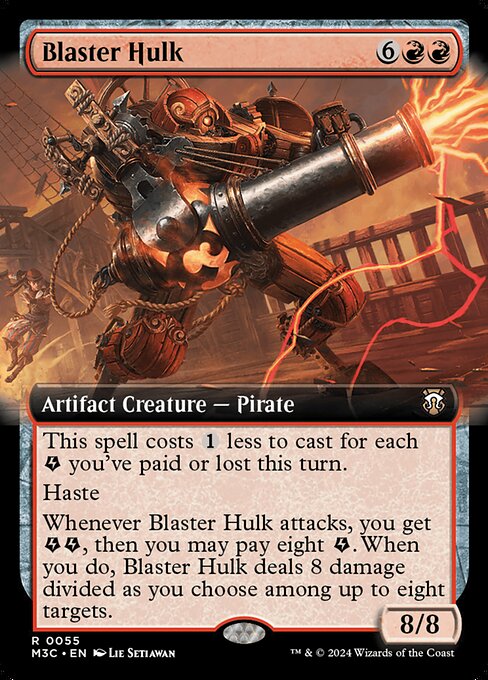 Carta Blaster Hulk — Modern Horizons 3 Commander · M3C · #55