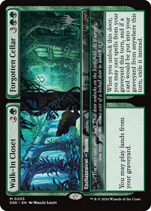 Walk-In Closet // Forgotten Cellar — Duskmourn: House of Horror Promos