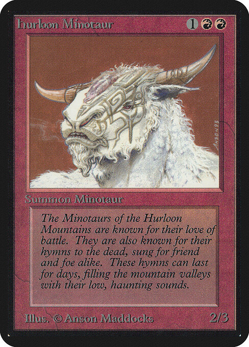 Minotauro de Hurloon — Limited Edition Alpha