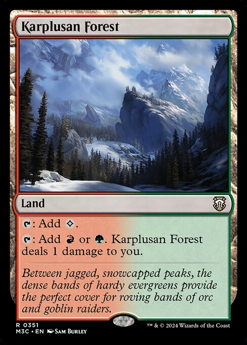 Foresta karplusana — Modern Horizons 3 Commander