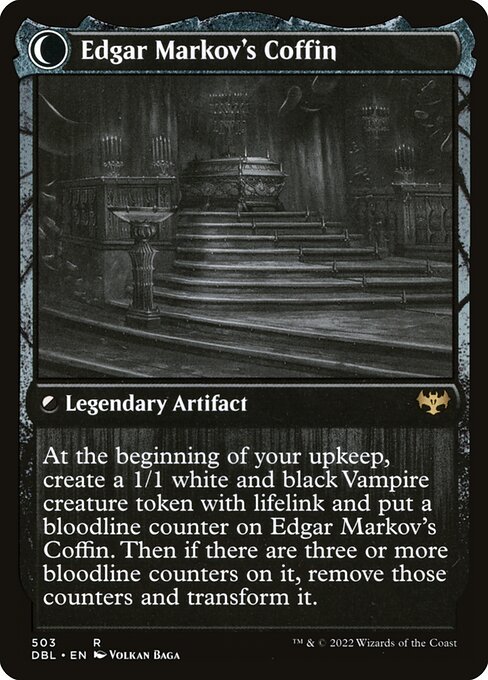 Edgar, Charmed Groom // Edgar Markov's Coffin (cara trasera)