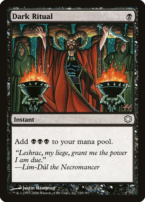 Ritual siniestro — Coldsnap Theme Decks