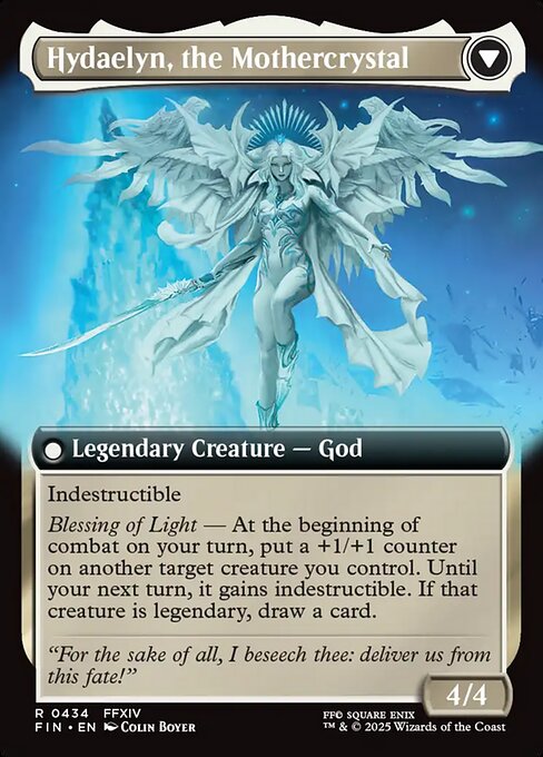 Venat, Heart of Hydaelyn // Hydaelyn, the Mothercrystal (cara trasera)