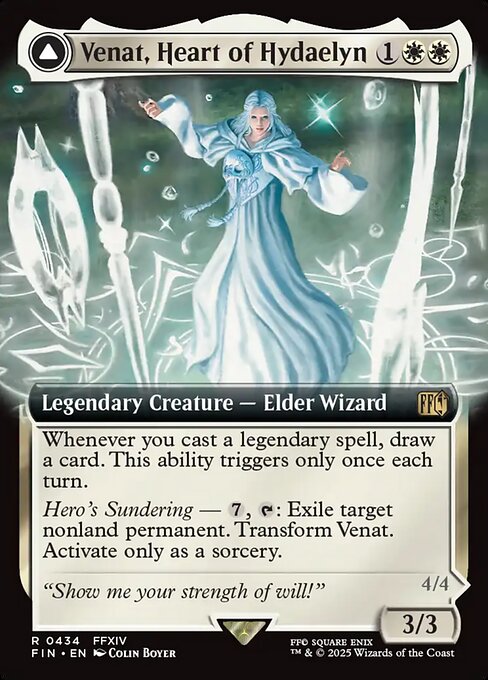 Venat, Heart of Hydaelyn // Hydaelyn, the Mothercrystal (cara frontal)