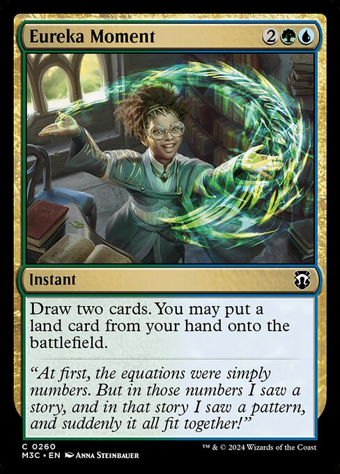 Carta Momento de eureka — Modern Horizons 3 Commander · M3C · #260