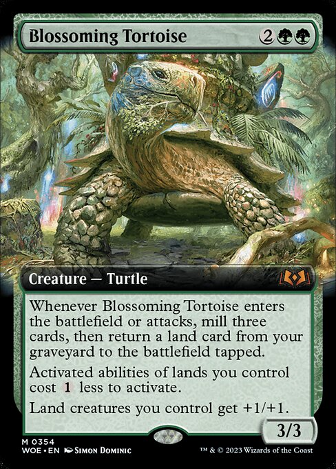 Tortuga floreciente — Wilds of Eldraine