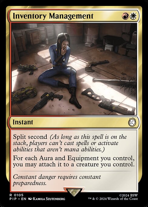 Gestión de inventario — Fallout