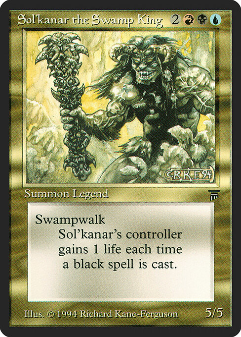 Carta Sol'kanar, el rey del pantano — Legends · LEG · #259