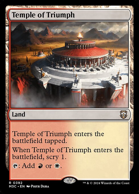 Templo del triunfo — Modern Horizons 3 Commander