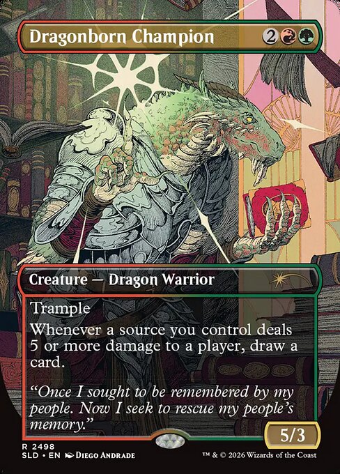 Carta Campeona dracónida — Secret Lair Drop · SLD · #2498