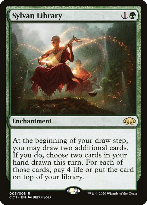 Carta Biblioteca silvana — Commander Collection: Green · CC1 · #5