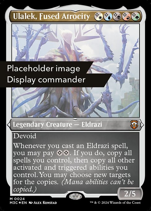Carta Ulalek, Fused Atrocity — Modern Horizons 3 Commander · M3C · #151