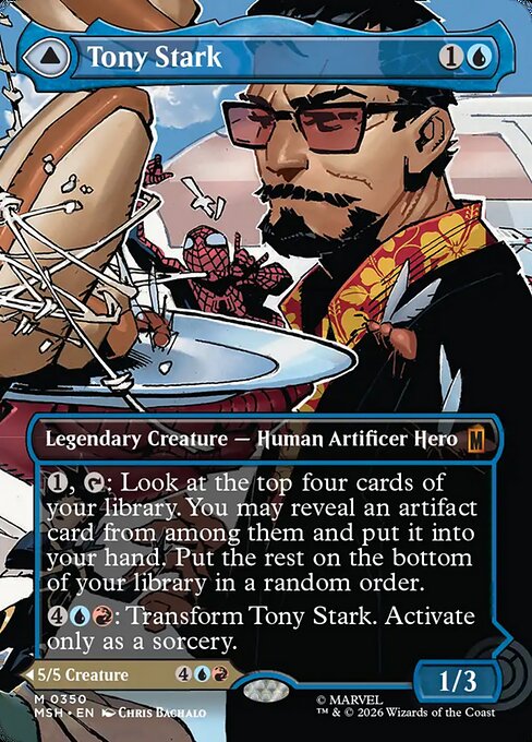 Tony Stark // The Invincible Iron Man (cara frontal)