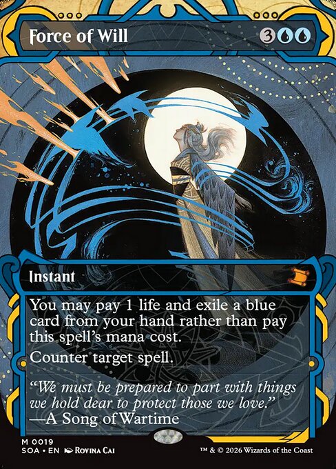 Carta Fuerza de voluntad — Secrets of Strixhaven Mystical Archive · SOA · #19