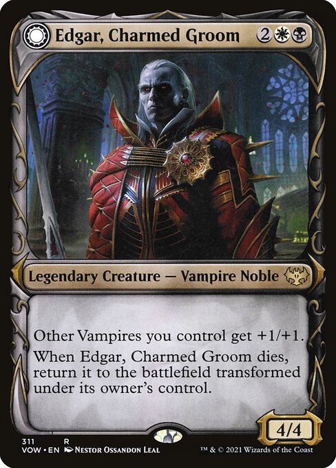 Edgar, Charmed Groom // Edgar Markov's Coffin — Innistrad: Crimson Vow