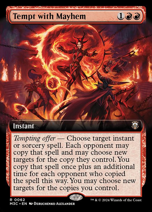 Carta Tempt with Mayhem — Modern Horizons 3 Commander · M3C · #62