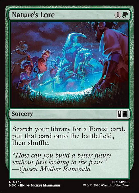 Sabiduría de la naturaleza — Marvel Super Heroes Commander