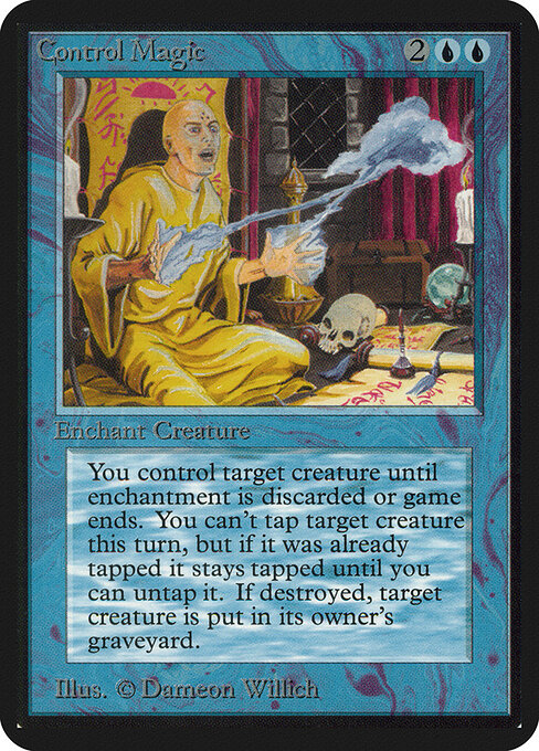 Carta Magia de control — Limited Edition Alpha · LEA · #52