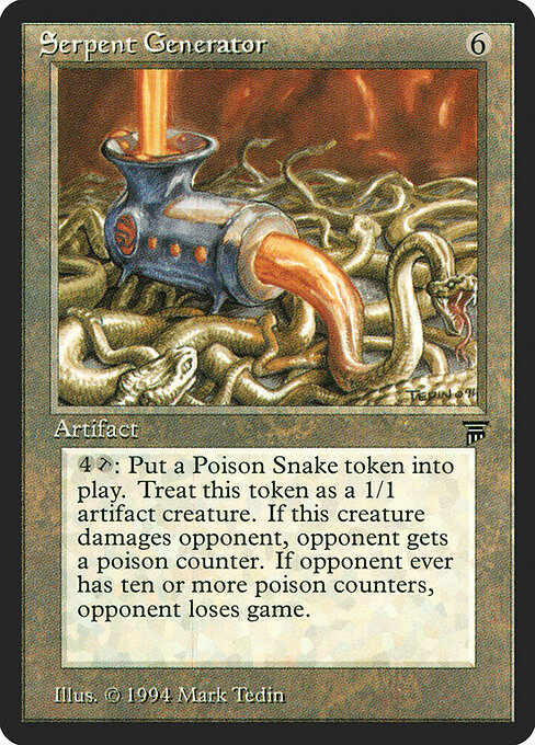 Carta Generador de serpientes — Legends · LEG · #295