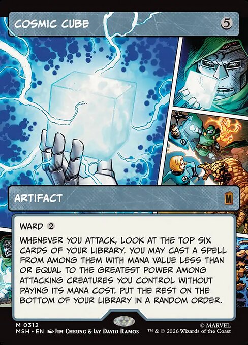 Carta Cubo Cósmico — Marvel Super Heroes · MSH · #312