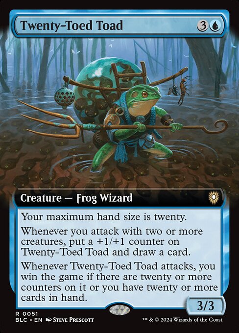 Rana de veinte membranas — Bloomburrow Commander