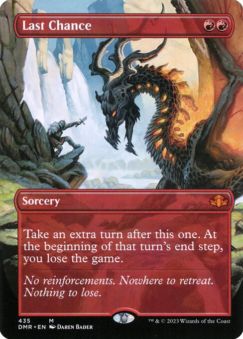 Carta Última oportunidad — Dominaria Remastered · DMR · #435