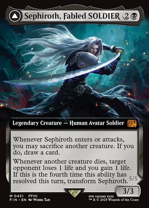 Sephiroth, Fabled SOLDIER // Sephiroth, One-Winged Angel — Final Fantasy