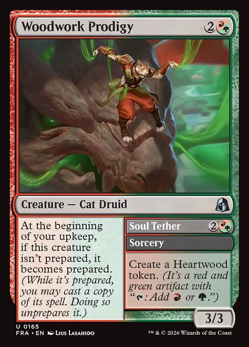 Carta Woodwork Prodigy // Soul Tether — Reality Fracture · FRA · #165