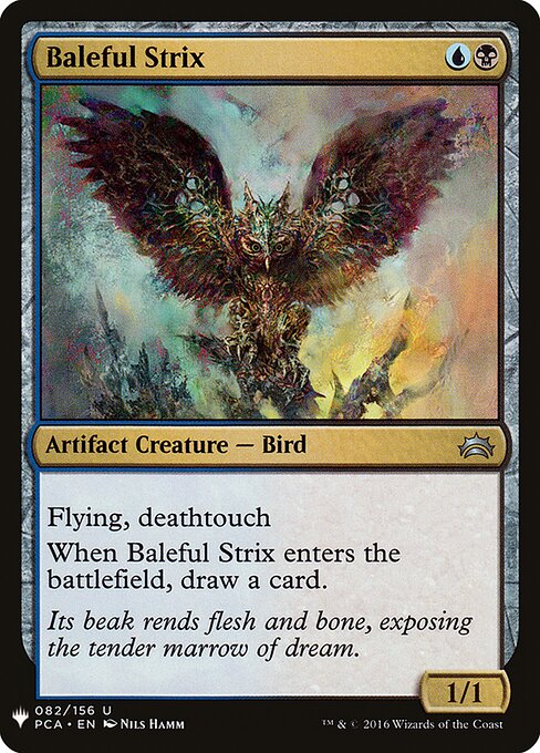 Carta Strix maléfico — The List · PLST · #PCA-82