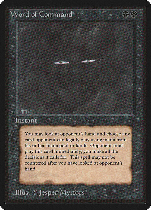 Word of Command — Limited Edition Beta