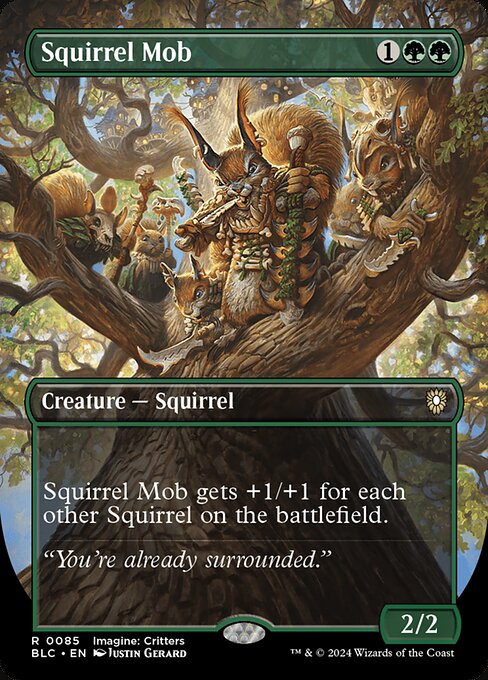 Turba de ardillas — Bloomburrow Commander