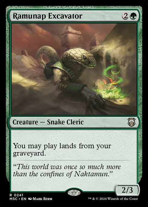 Carta Excavadora de Ramunap — Modern Horizons 3 Commander · M3C · #241
