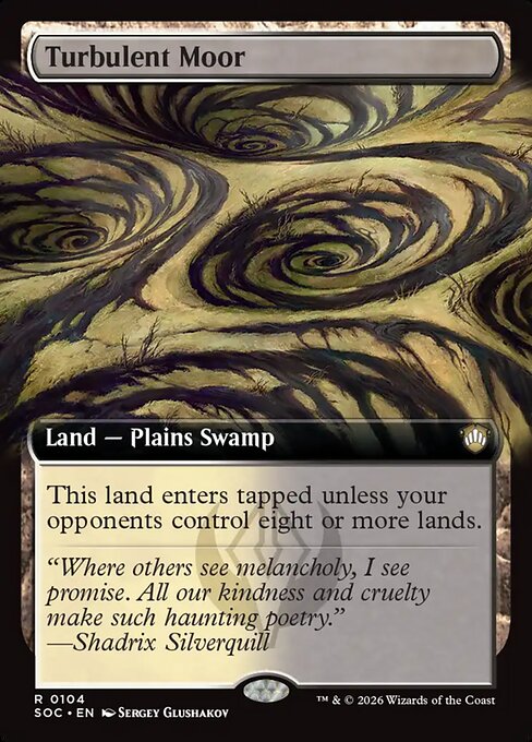 Carta Páramo turbulento — Secrets of Strixhaven Commander · SOC · #104