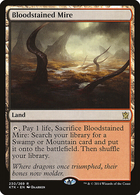 Carta Cenagal ensangrentado — Khans of Tarkir · KTK · #230