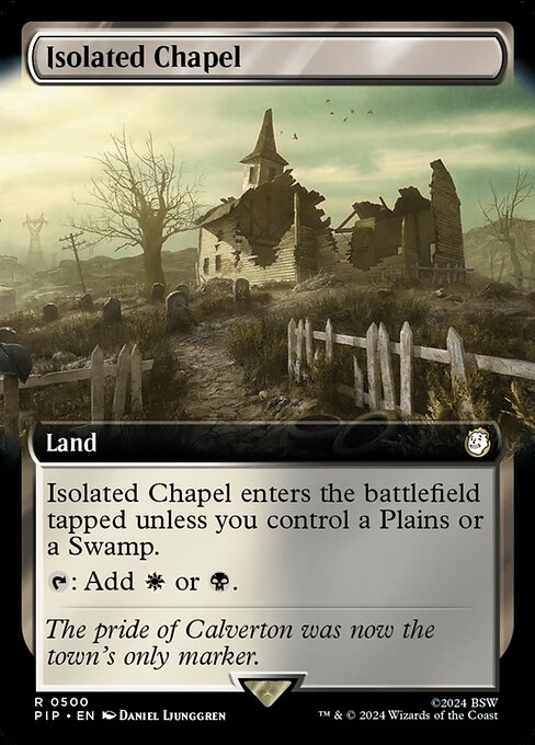 Capilla aislada — Fallout