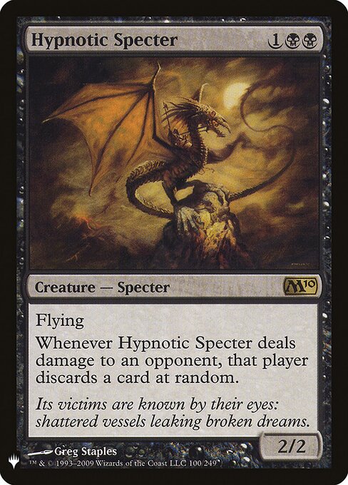 Espectro hipnótico — The List