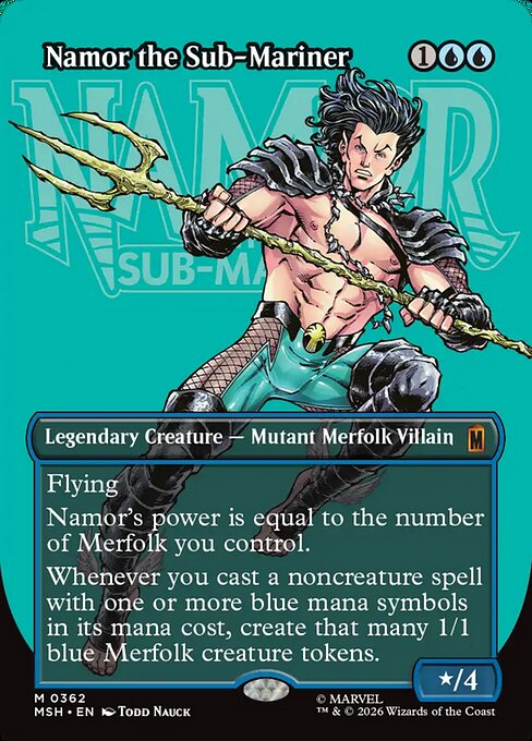 Carta Namor, el Hombre Submarino — Marvel Super Heroes · MSH · #362