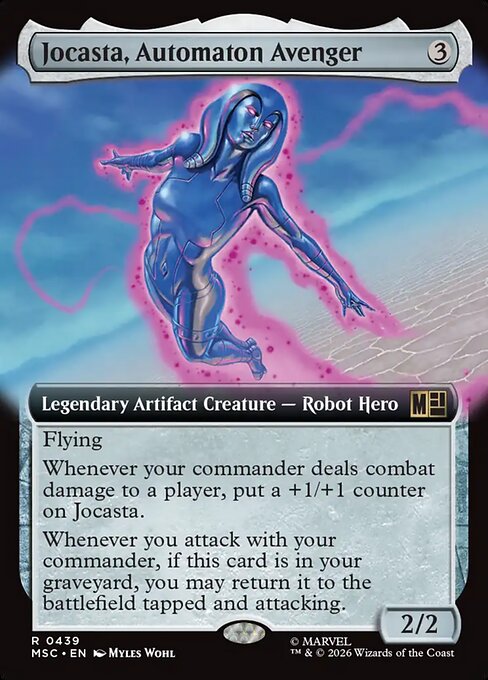 Carta Yocasta, vengadora autómata — Marvel Super Heroes Commander · MSC · #439