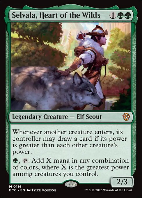 Selvala, alma de lo salvaje — Lorwyn Eclipsed Commander