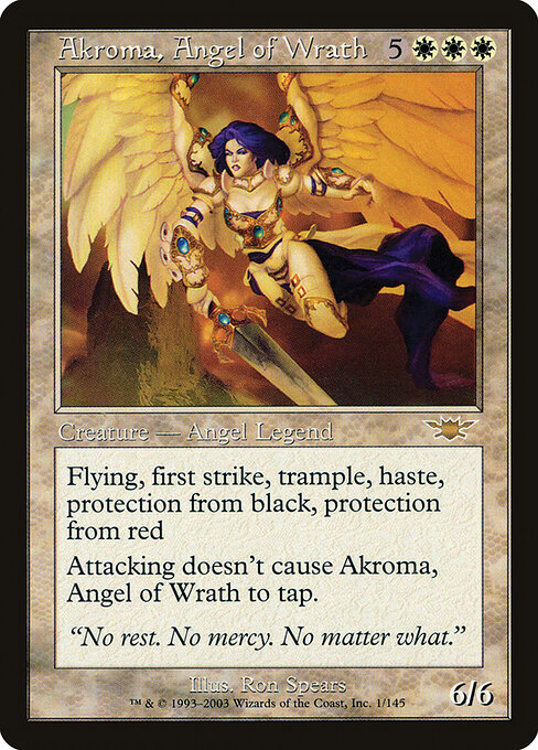 Carta Akroma, ángel de ira — Legions · LGN · #1