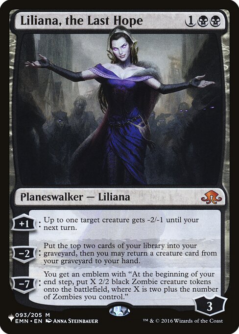 Liliana, la Última Esperanza — The List