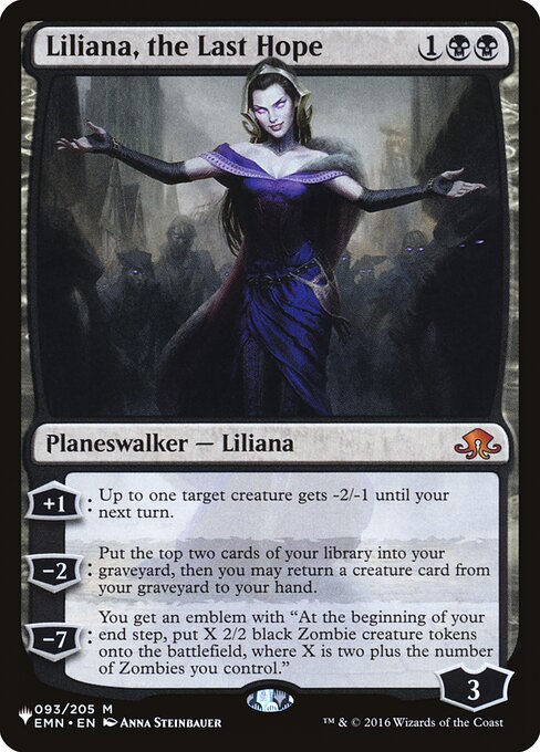 Liliana, la Última Esperanza — The List