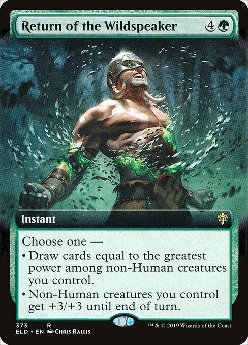 Carta Regreso del Portavoz Salvaje — Throne of Eldraine · ELD · #373