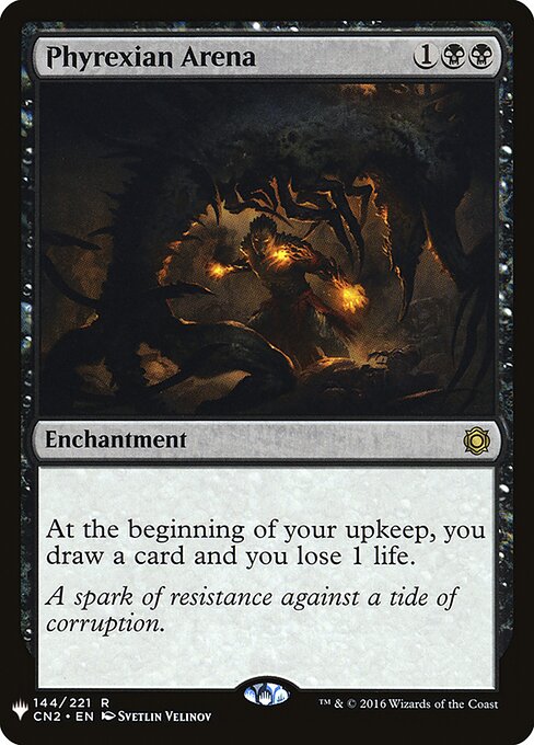 Arena pirexiana — The List