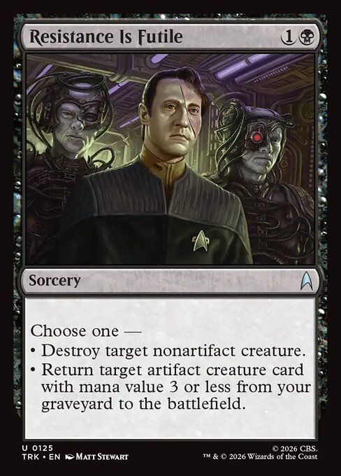 Carta Resistance Is Futile — Star Trek · TRK · #125