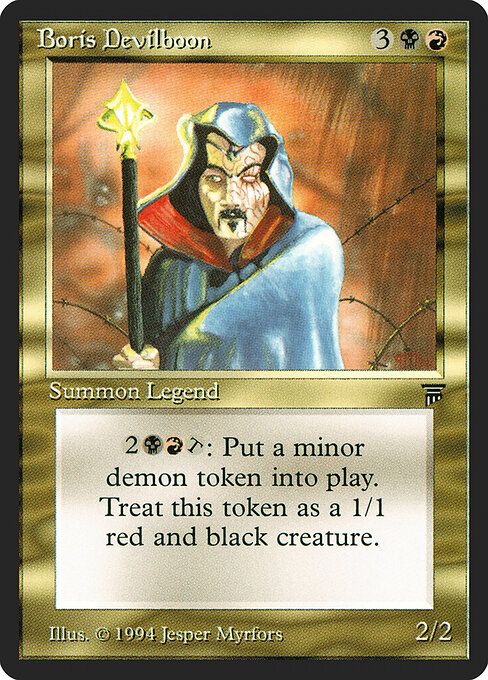 Carta Boris Devilboon — Legends · LEG · #223