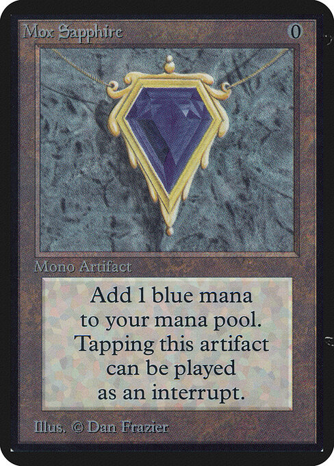 Mox Sapphire — Limited Edition Alpha