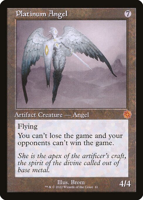 Ángel de platino