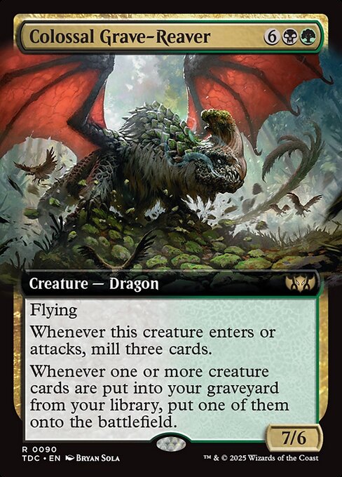 Carta Asaltatumbas colosal — Tarkir: Dragonstorm Commander · TDC · #90