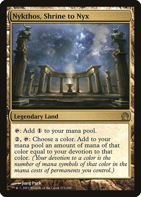 Nyktos, altar de Nyx